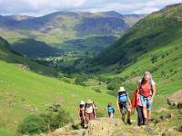 Walkers on the Coast to Coast trail, England