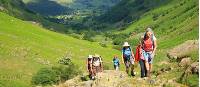 Walkers on the Coast to Coast trail, England