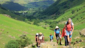 Coast to Coast Walk,Sherpa Expeditions UK Walkers on the Coast to Coast trail, England