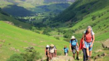Coast to Coast Walk,Sherpa Expeditions UK Walkers on the Coast to Coast trail, England