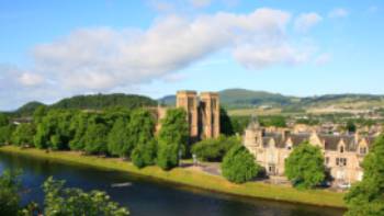 Great Glen Way,John Millen Inverness Cathedral St Andrews, across the River Ness