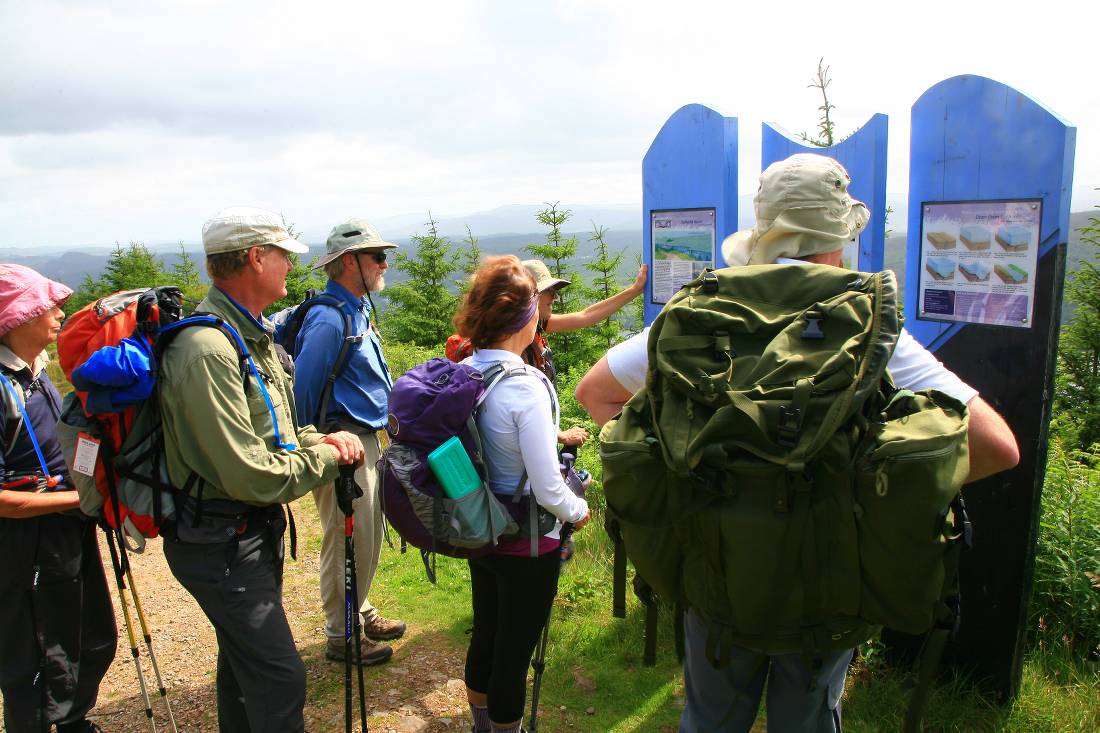 Great Glen information sign