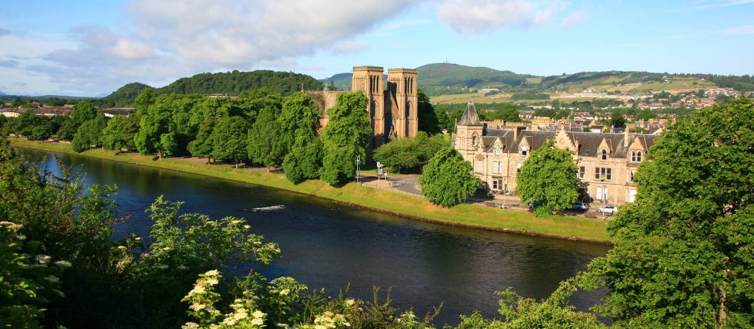 Inverness Cathedral St Andrews, across the River Ness