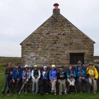 Coast to Coast Trail group resting at Shooting Hut | John Millen