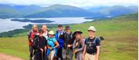 Group by Loch Lomond and The Highland Fault, Scotland