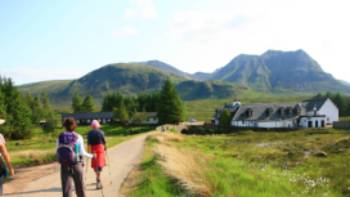 Coming across one of the small villages along the West Highland Way