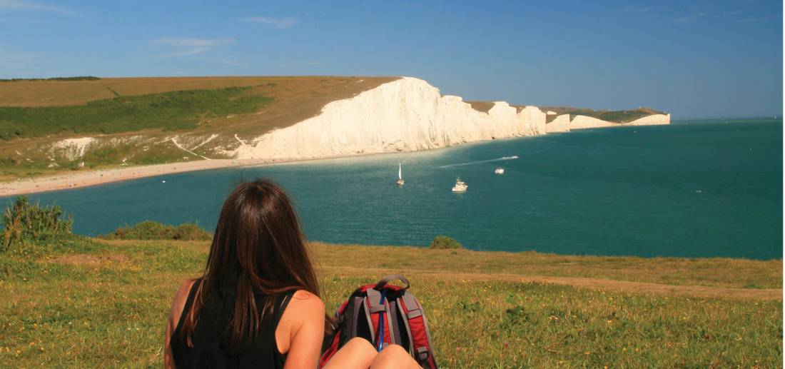 Looking towards the Seven Sisters