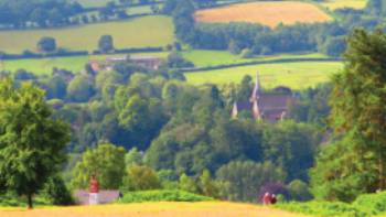 Offa's Dyke Path England Wales United Kingdom,John Millen Above Kington