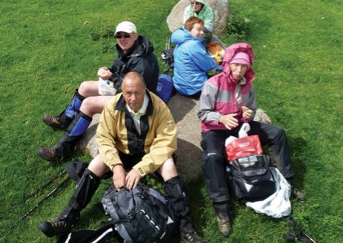 Picnic lunch on the Orton Ring, England