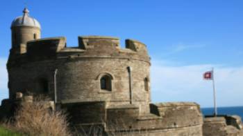Sherpa, Cornwall Cycle, St. Mawes Castle,John Millen Historic St. Mawes Castle