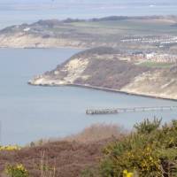 Walking above Colwell Bay