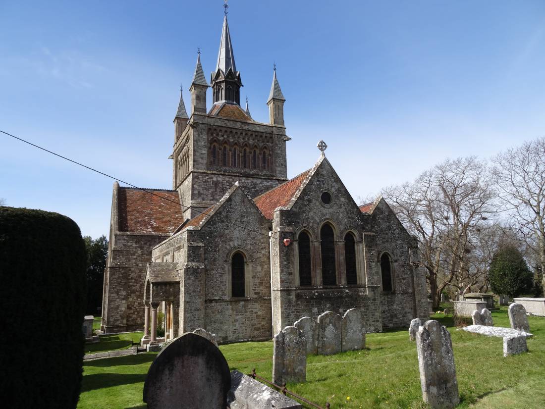 The historic St Mildred's Church, Whippingham