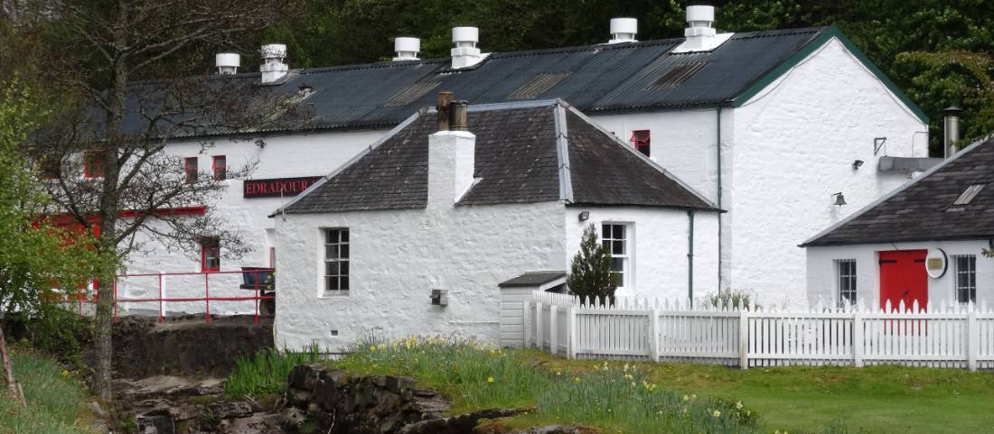 Sample a dram or two at the Edradour Distillery