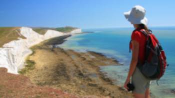 South Downs England,John Millen Looking towards the Seven Sisters, South Downs Way