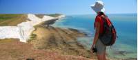 Looking towards the Seven Sisters, South Downs Way