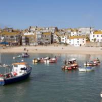 The pretty beach at St Ives in Cornwall