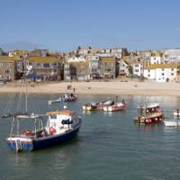 The pretty beach at St Ives in Cornwall