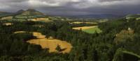 Looking towards the Eldon Hills near Melrose