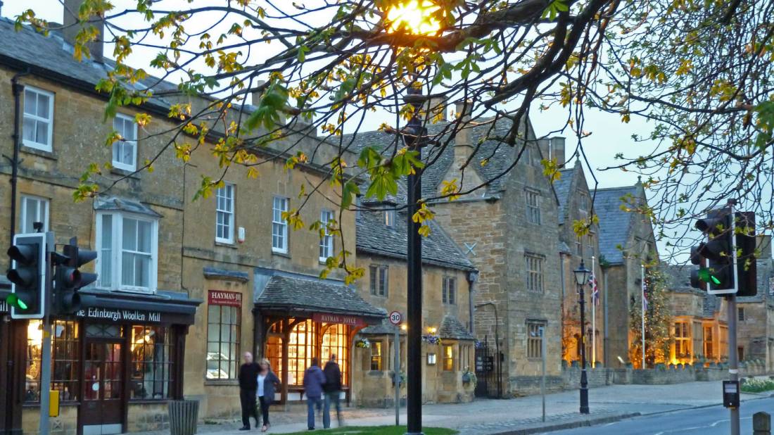 An early evening in the streets of Broadway, Cotswolds |  <i>John Millen</i>