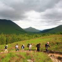 Walking up Mam Carraigh