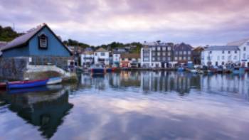 Reflections in Mevagissey Harbour