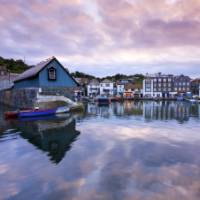 Reflections in Mevagissey Harbour