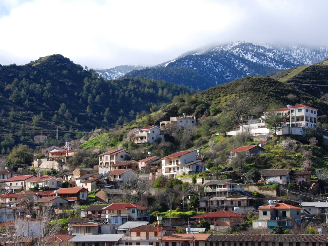 Village of Kakopetria in the Troodos mountains of Cyprus