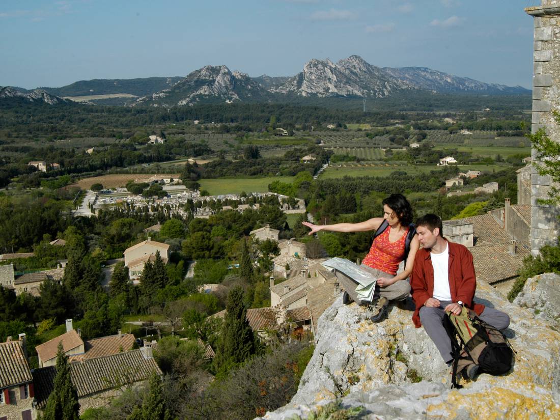 Alpilles mountains in Southern France