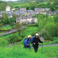 Leaving Chely de Aubrac