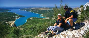 Above Lac de Sainte Croix