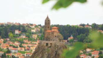 Le Puy Way of St James Compostela France,John Millen Overlooking Le Puy