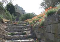 Old streets around Alpilles, Southern France