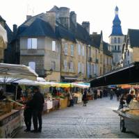 Beautiful local foods at this day market in Sarlat | Jon Millen
