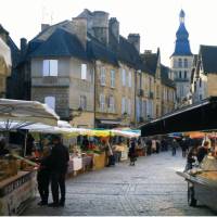 Beautiful local foods at this day market in Sarlat | Jon Millen