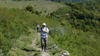 Hiking along the trails of Corsica