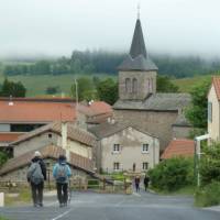 Walking into St. Bonnet le Froid