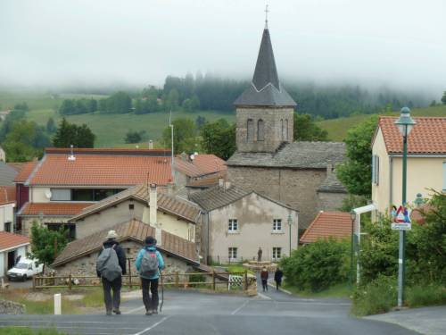 Walking into St. Bonnet le Froid