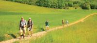 Walkers leaving Puycelci