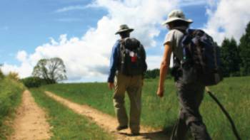 The Ardèche region, France,John Millen Walking Towards Lamastre