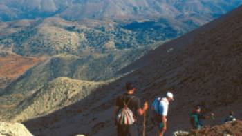 Descending Mount Gingilos