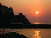 Amalfi harbour at dawn