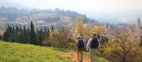 Walking into Assisi