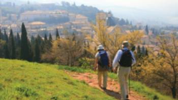 Walking into Assisi