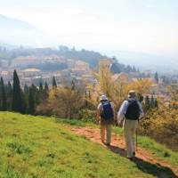 Walking into Assisi