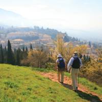 Walking into Assisi