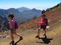 Walking the Caldera rim near Muchachos |  <i>John Millen</i>