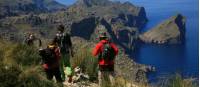 Trekkers walking to Cala Codolar and El Murteret, also known as Morro de Sa Vaca |  <i>John Millen</i>