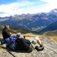 Picnic above Grimentz