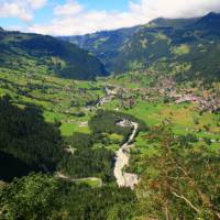 Amazing views over Grindelwald on our walks around Meiringen