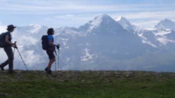 Get rewarded with stunning views when walking on the Shynige Platte